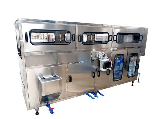 200बीपीएच 5गैलन बोतलबंद पानी भरने की मशीन 3इन1 बोतल रिंसर फिलर कैपर मशीन